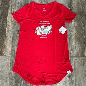 Hallmark Channel Movie Marathon Sleep Shirt Pajamas